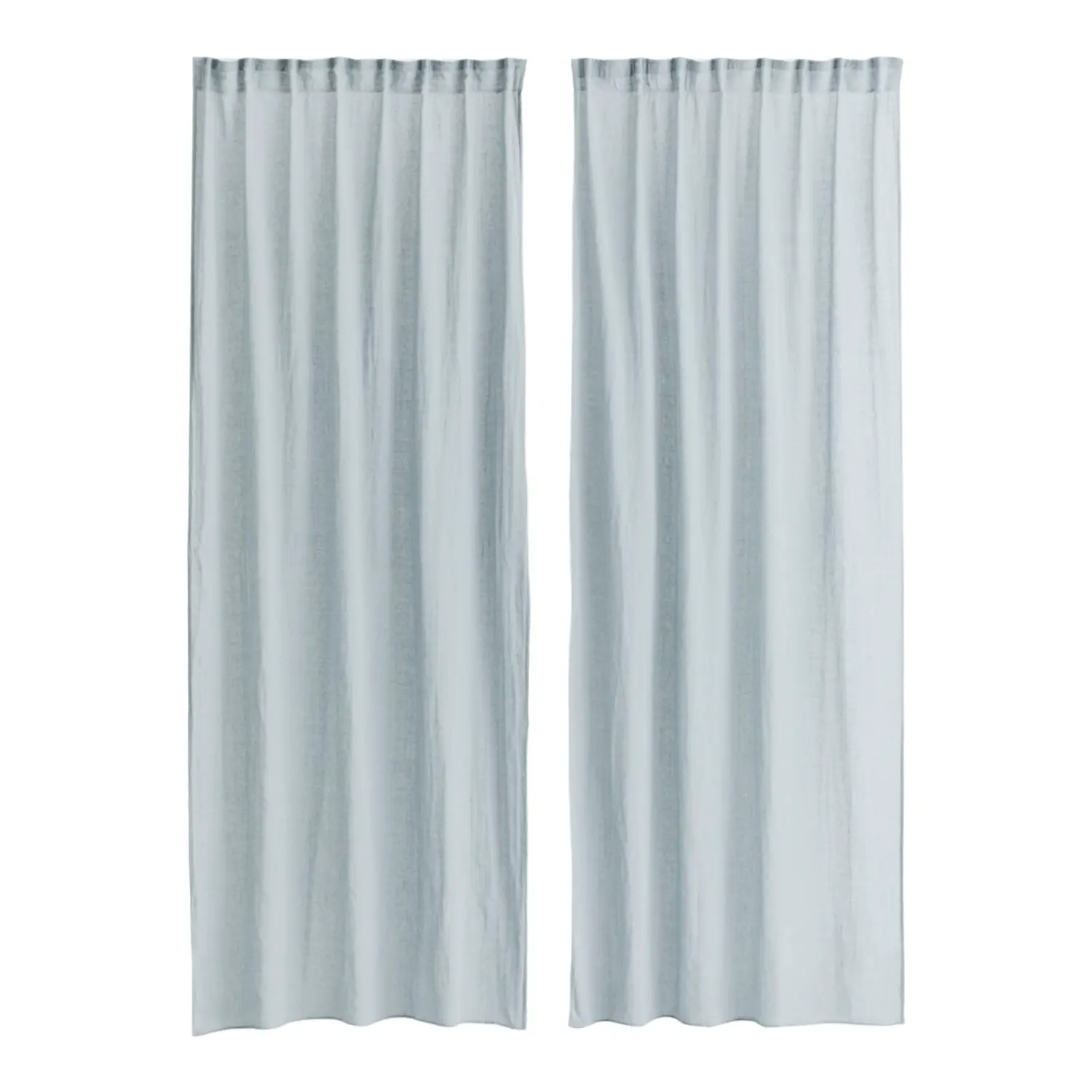 

Шторы H&M Home 2-pack Multiway Linen-blend, 2 предмета, светло-берюзовый