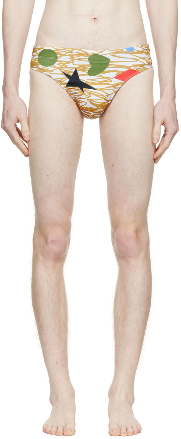 

Эксклюзивные белые плавки SSENSE Chopova Lowena