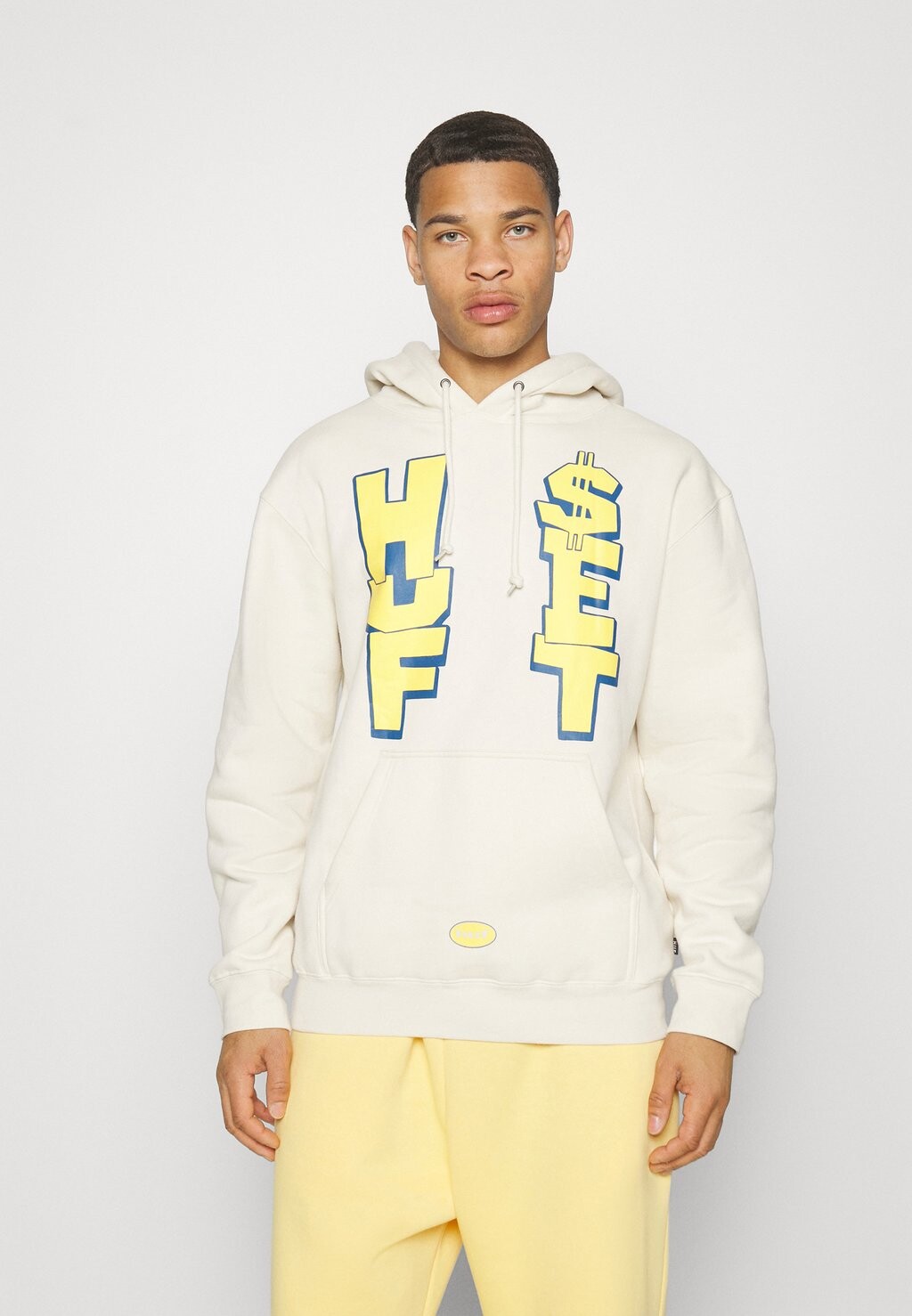 

Толстовка HUF HUF ANTHEM P/O HOODIE, цвет bone