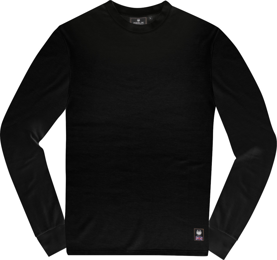 цена Рубашка Merlin Kingsley Waffle Knit с длинным рукавом, черный