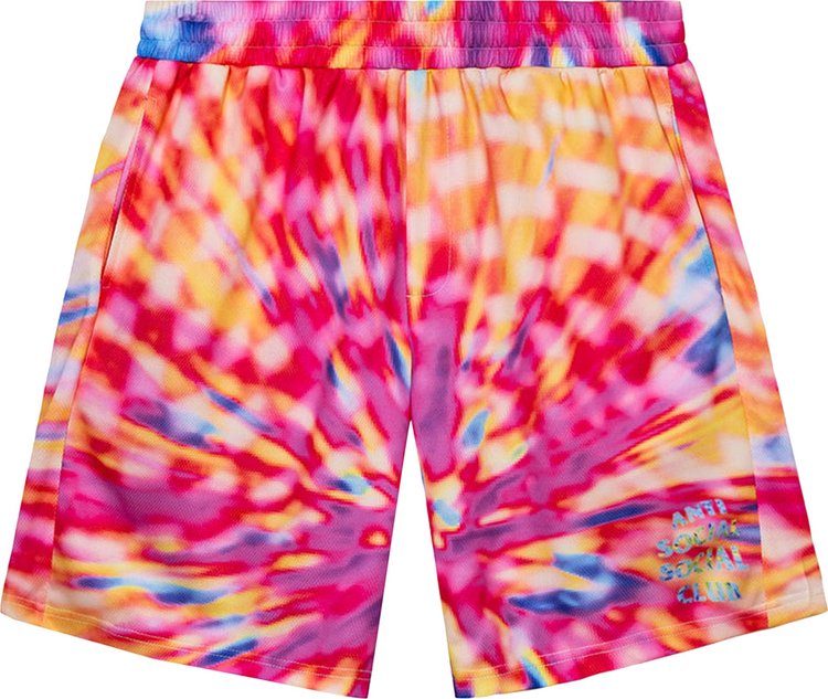 Шорты Anti Social Social Club Colorblind Shorts Multicolor, разноцветный