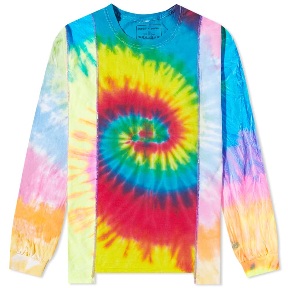 

Футболка Needles Long Sleeve 5 Cuts Tie Dye Tee, Желтый