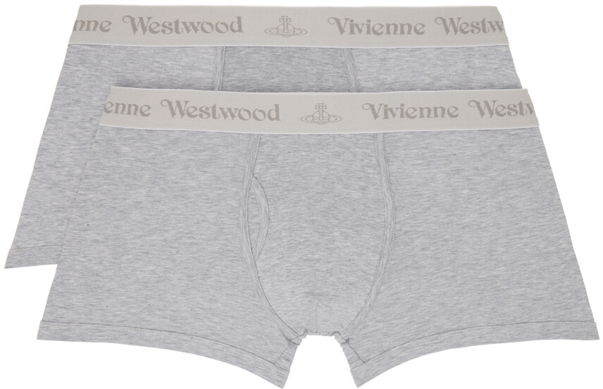 

Две пары серых боксеров Vivienne Westwood