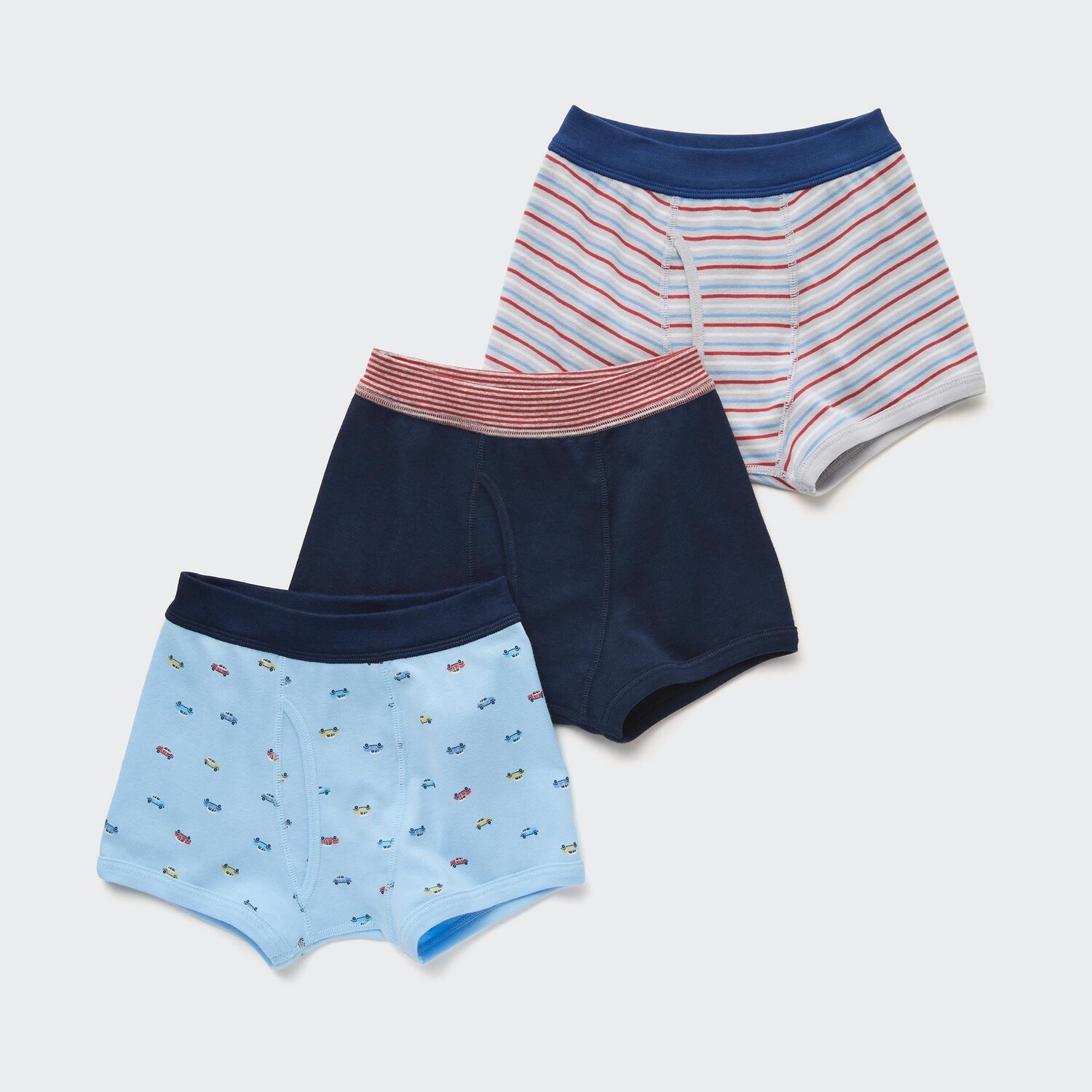 

Трусы-боксеры UNIQLO Boys комплект из 3 предметов, синий