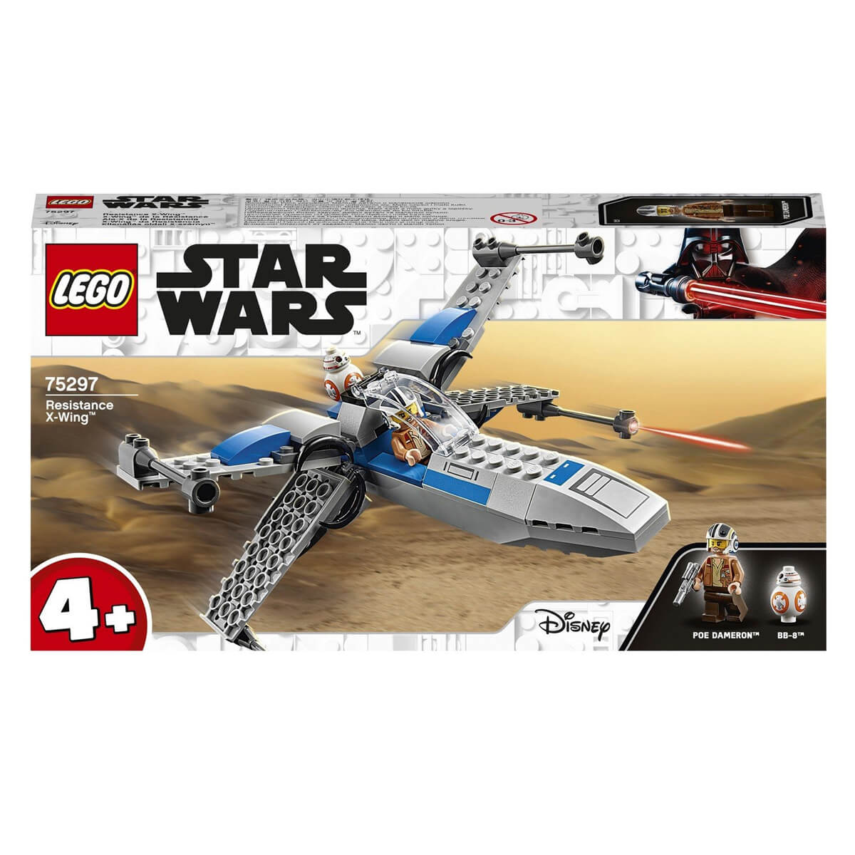 Конструктор LEGO Star Wars 75297 Истребитель сопротивления типа X лучшие звездолеты галактики с мини фигуркой по дэмерона