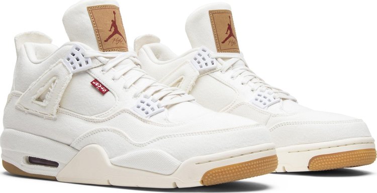 Air jordan 4 store retro levi's white