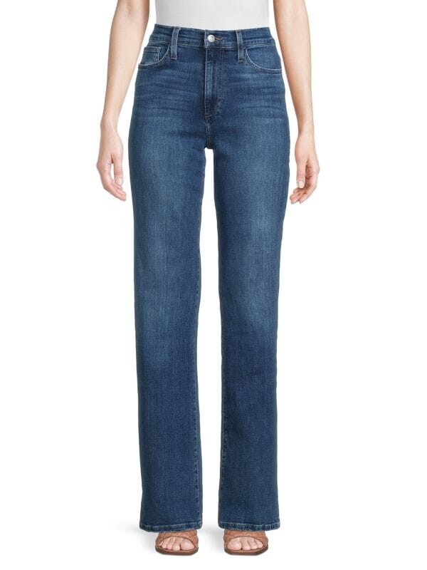 

Джинсы Широкие Joe's Jeans Renee с высокой посадкой, синий