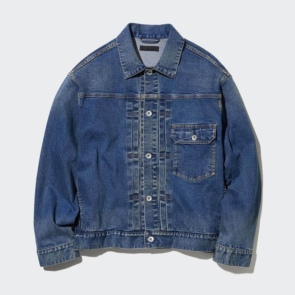 

Куртка джинсовая Uniqlo, синий