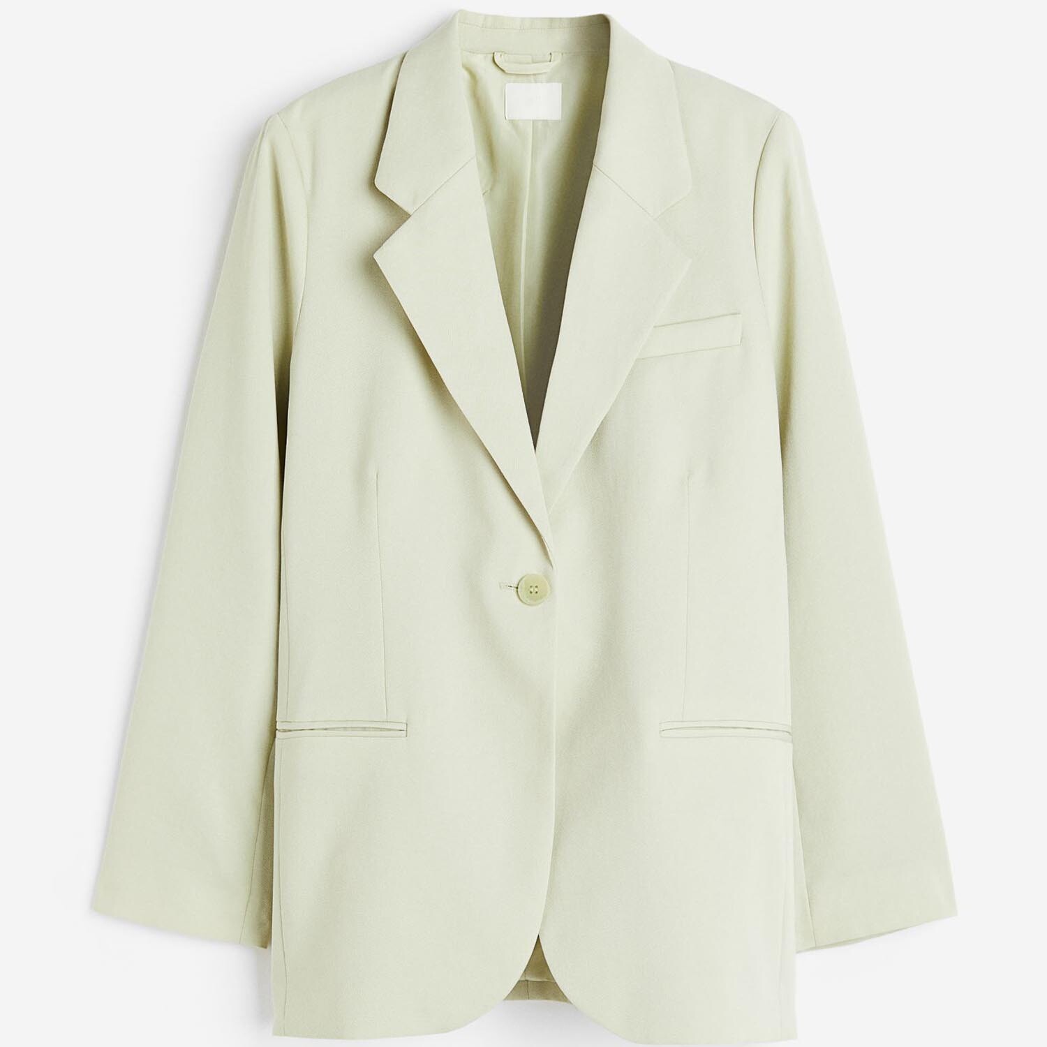 

Пиджак H&M Single-breasted, светло-зеленый