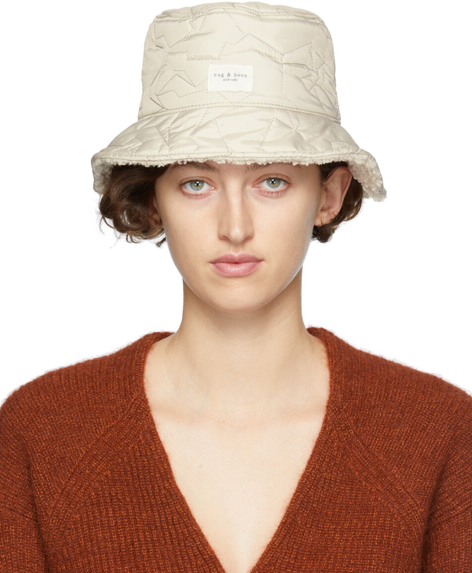 

Двусторонняя бежевая панама Addison rag & bone