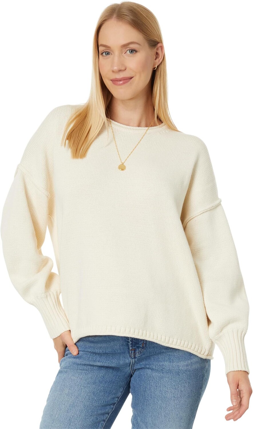 

Свитер-пуловер Conway Madewell, цвет Antique Cream