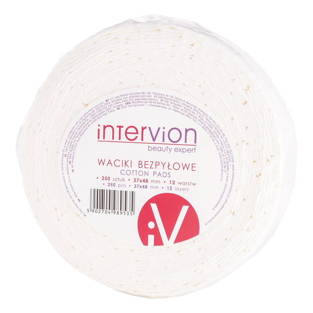 Inter Vion Ватные диски беспыльные тампоны 250шт расческа для запутывания волос inter vion inter vion