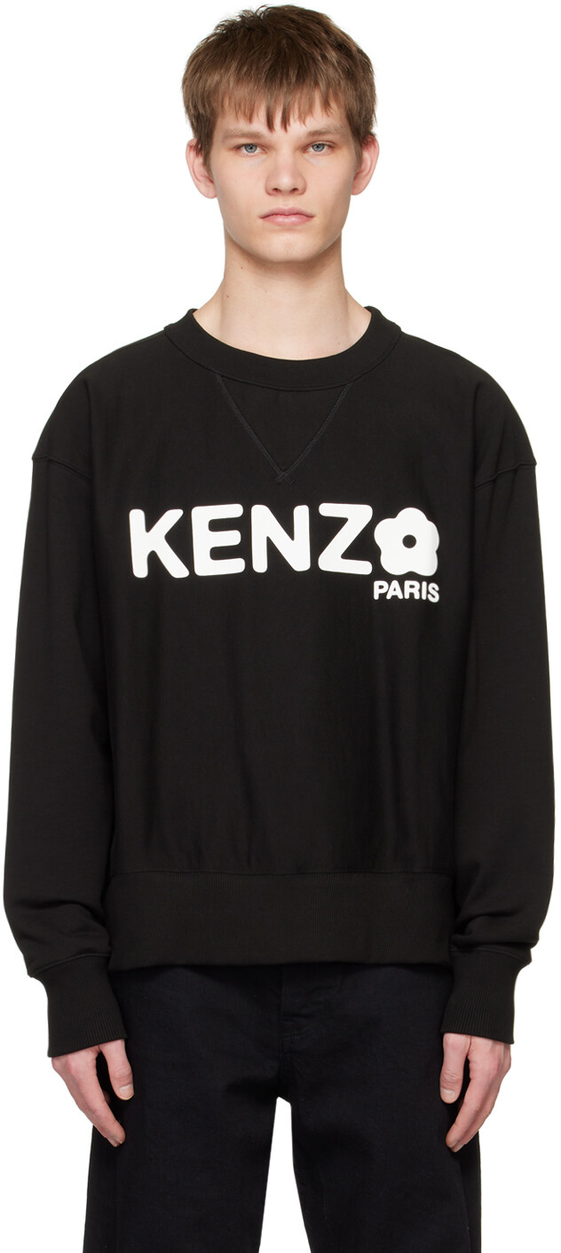 

Черный - Толстовка с круглым вырезом Kenzo Paris