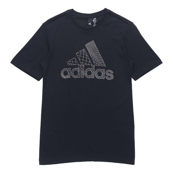 

Футболка Adidas Athleisure Casual Sports Round Neck Short Sleeve Black, Черный