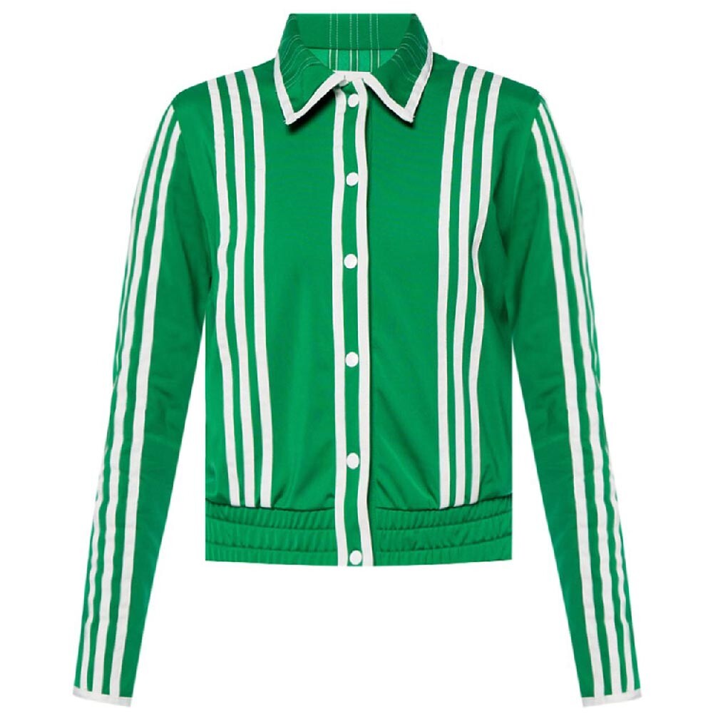 

Рубашка Adidas Originals X Ji Won Choi Belted Track, зеленый/белый