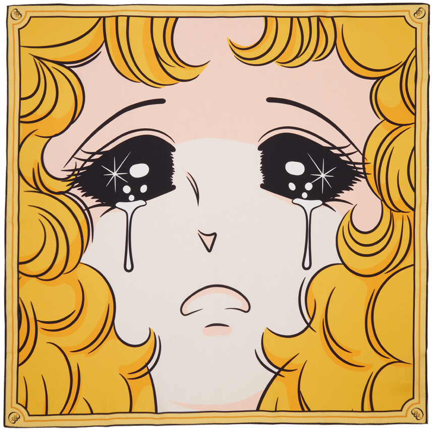 

SSENSE Эксклюзивный многоцветный шарф Crying Girl Pushbutton