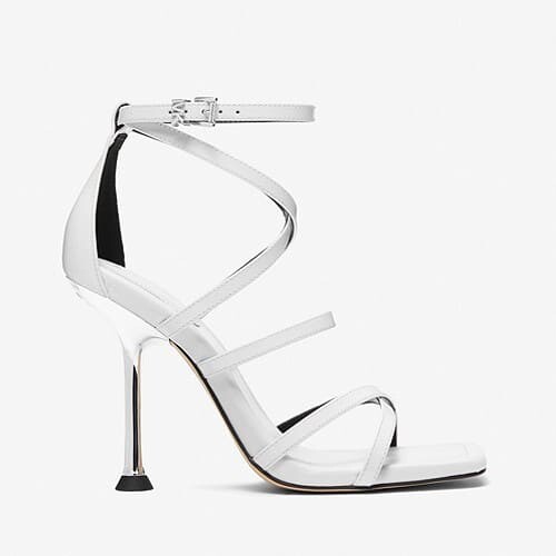 

Босоножки MICHAEL Michael Kors Imani Patent Leather Sandal, белый