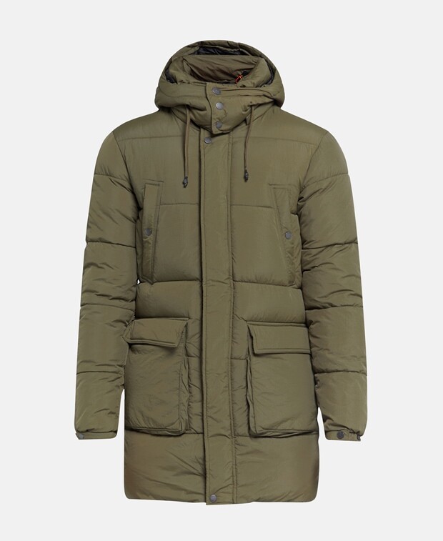 

Стеганое пальто Superdry, цвет Moss
