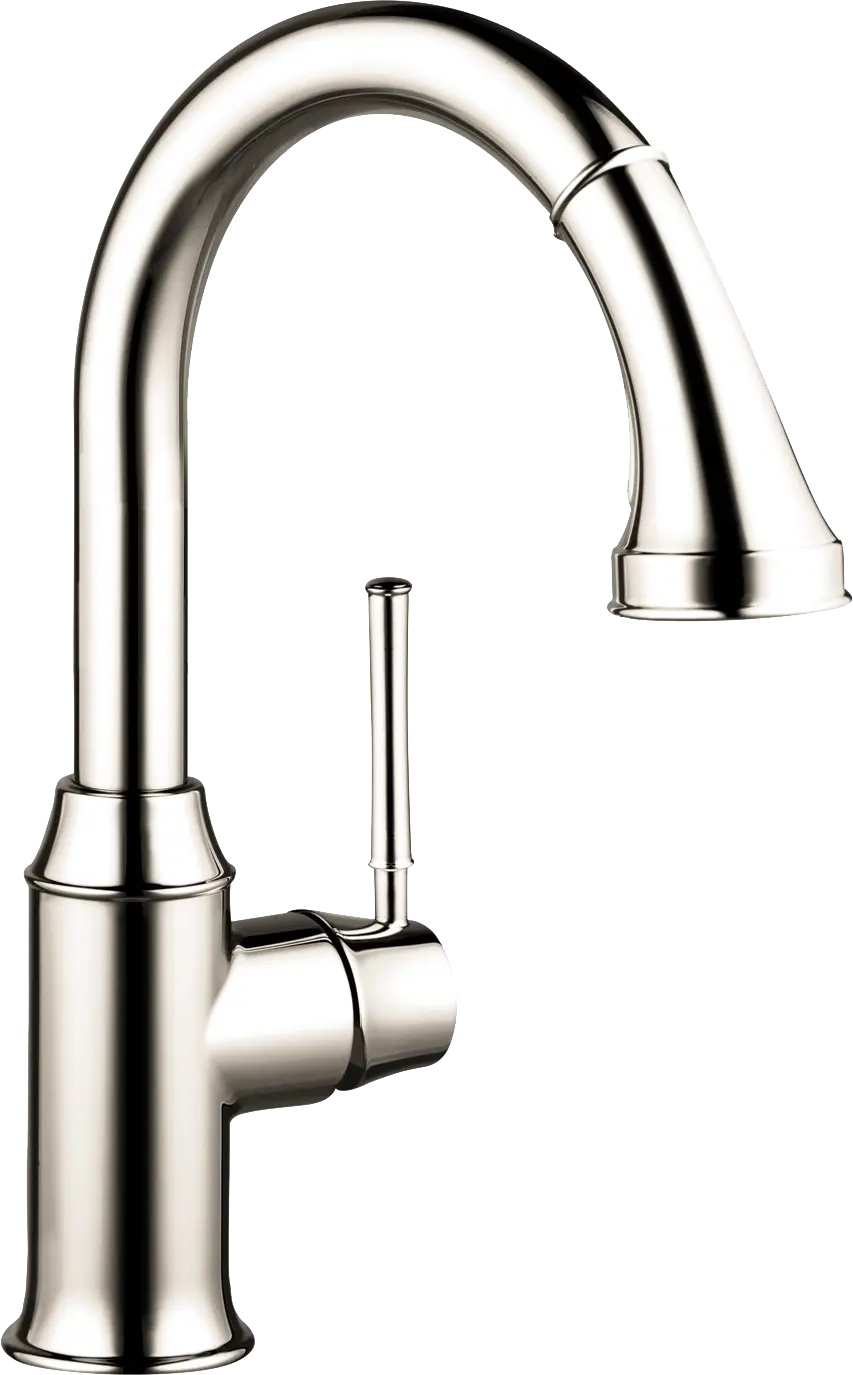 

Выдвижной смеситель для кухни Hansgrohe Talis C Prep с двумя распылителями, polished nickel