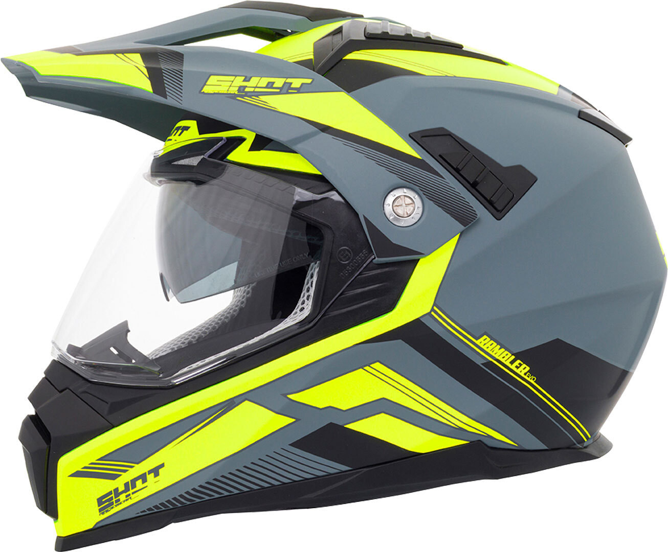 

Шлем Shot Ranger Evolution Enduro для мотокросса, серый/желтый/черный