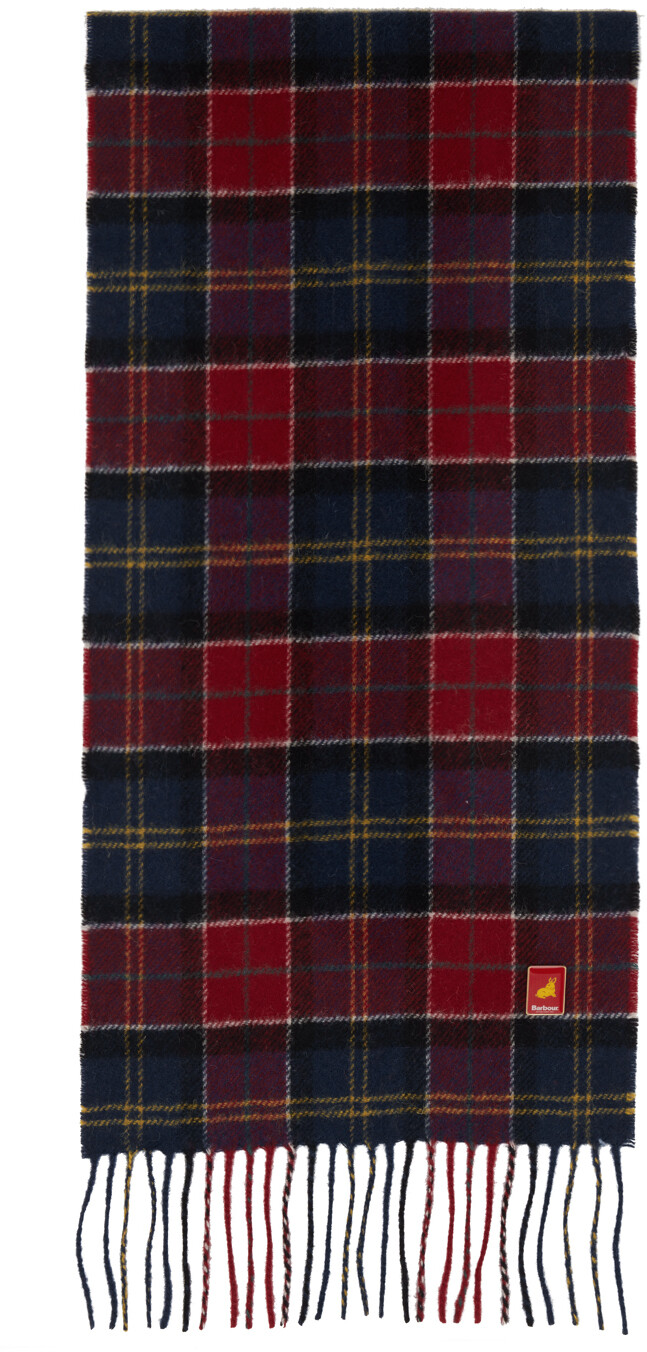 

Красный лунный шарф Barbour