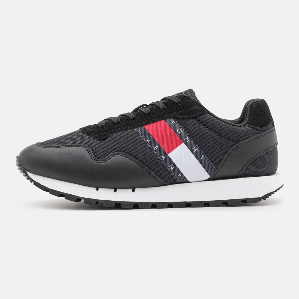 Кроссовки Tommy Jeans Retro Runner, black кроссовки tommy jeans runner black