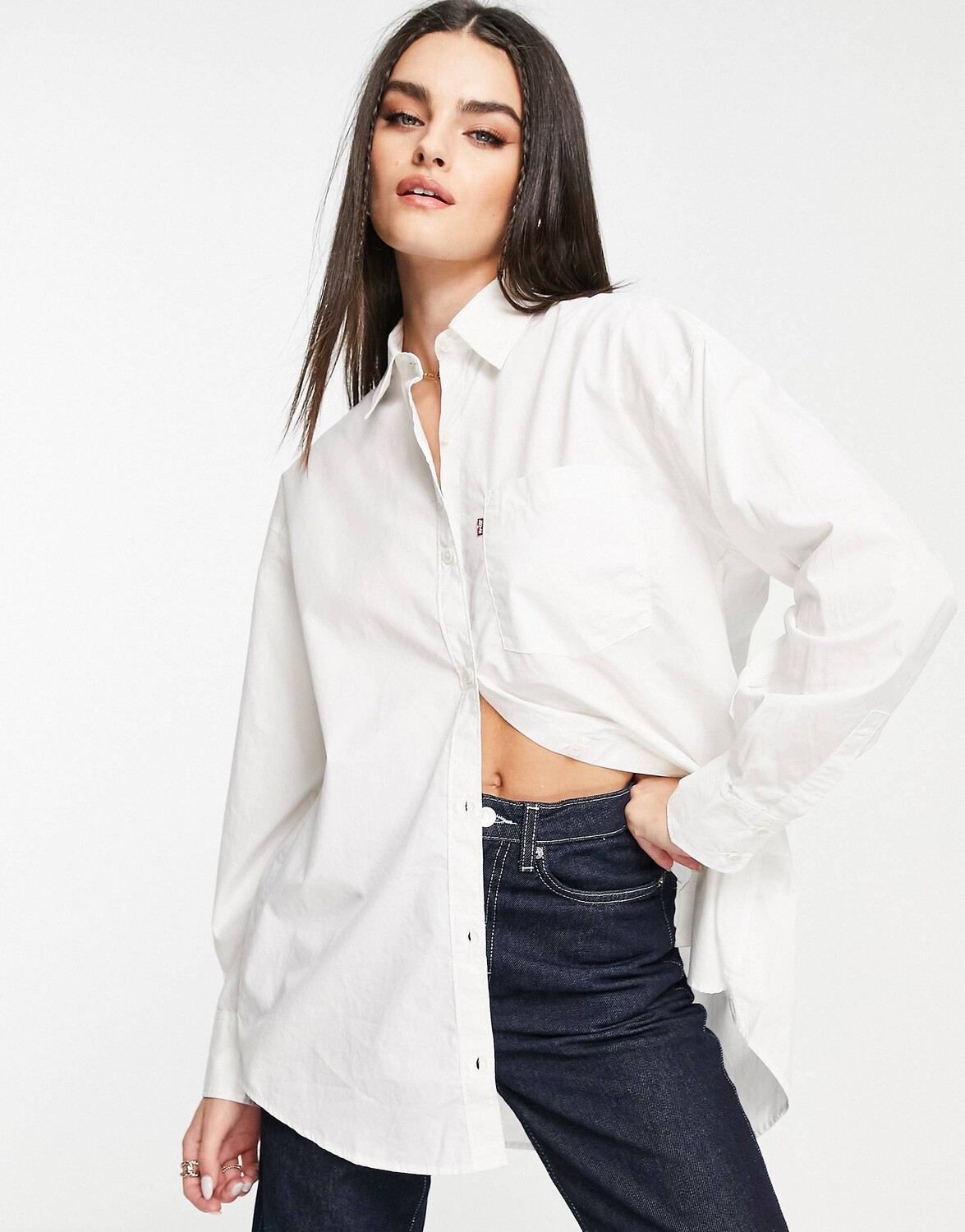 

Белая рубашка оверсайз Levi's