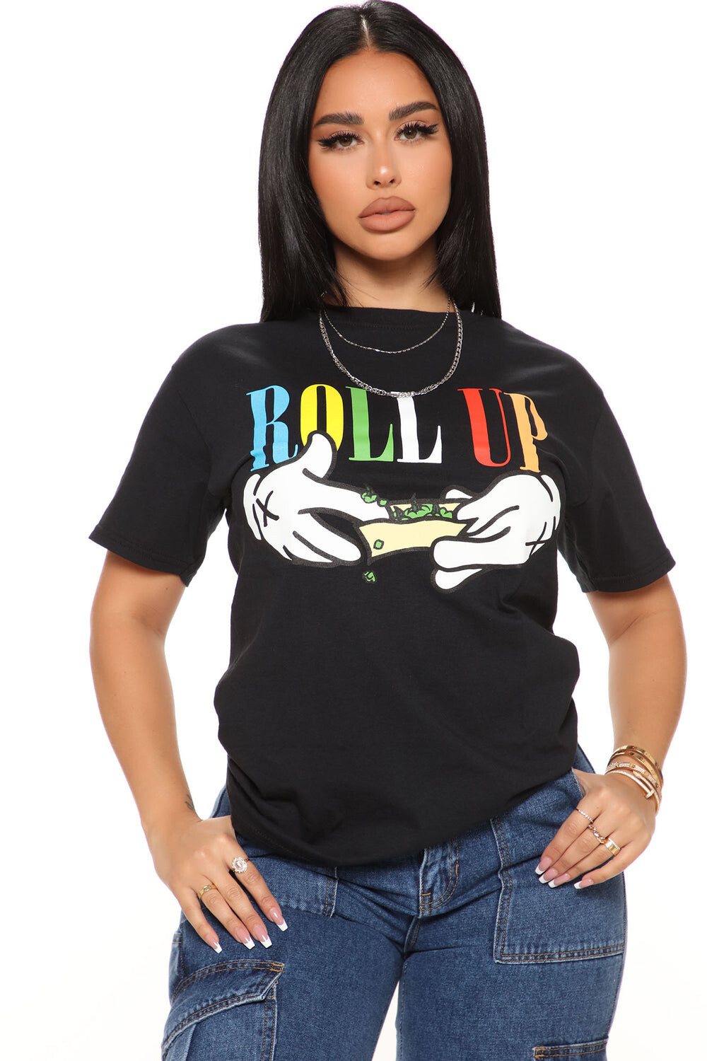 

Футболка Fashion Nova 22023572W, черный