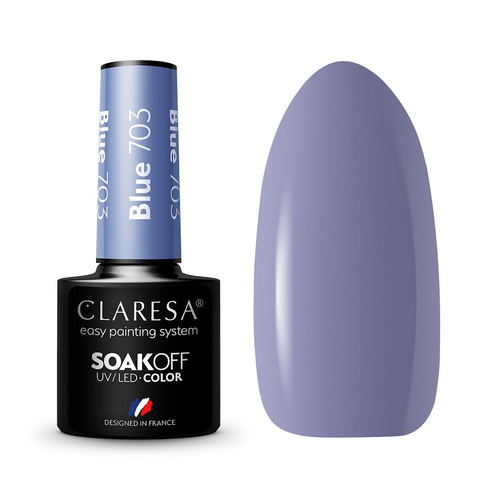 

Claresa Гибридный лак Soak Off UV/LED Blue 703 5г