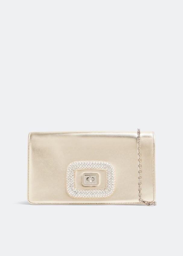 

Сумка ROGER VIVIER Viv' Choc Jewel mini bag, золотой