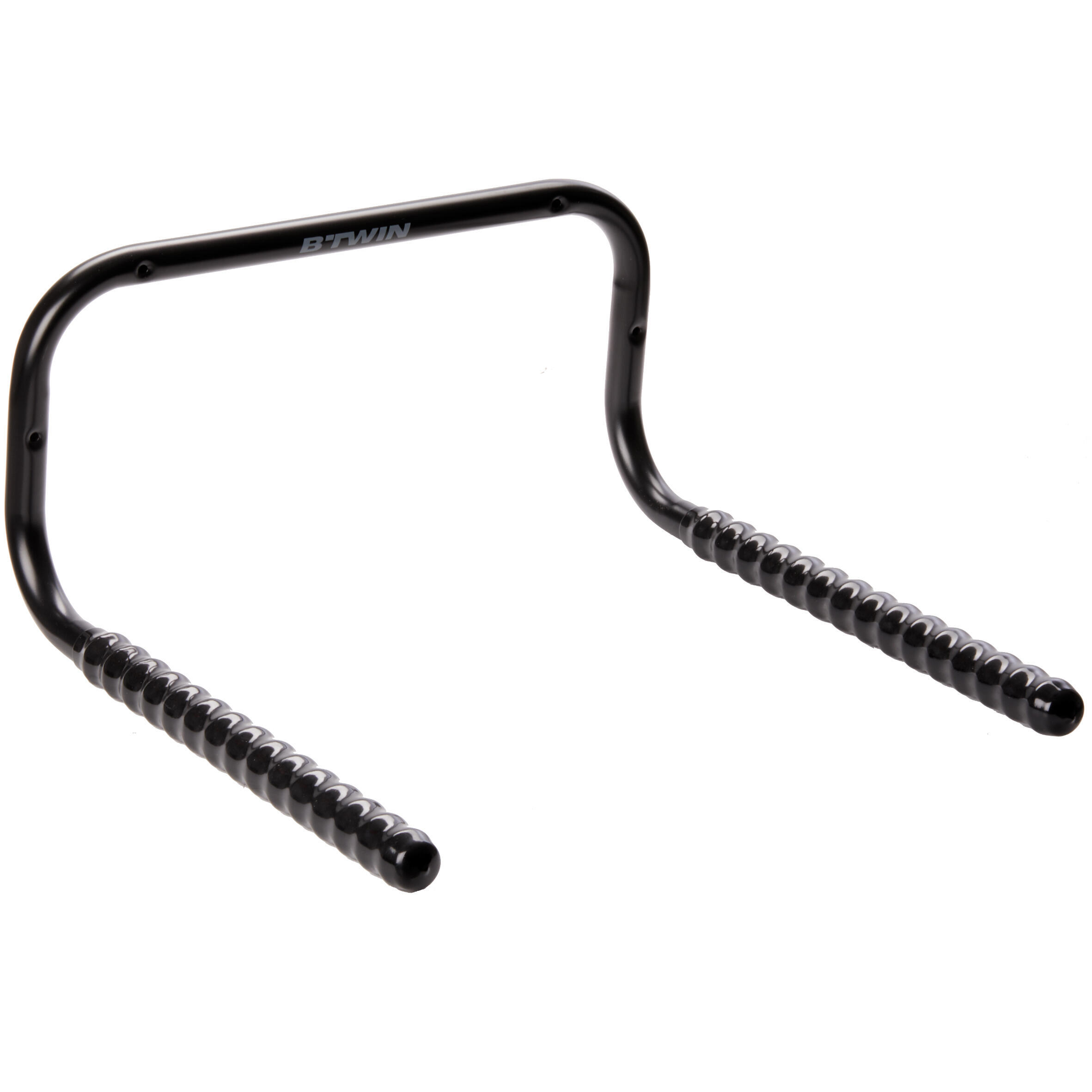 Настенное крепление для хранения 2 велосипедов черное Decathlon onstage cm200 настенное крепление для хранения кабелей наушников гитарных ремней