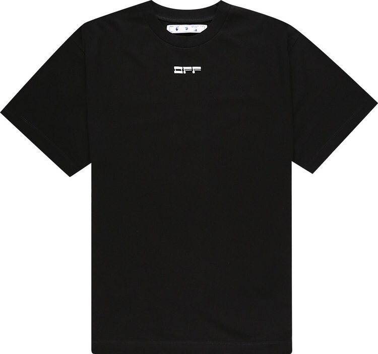 

Футболка Off-White Mask Face Over Tee 'Black/White', черный