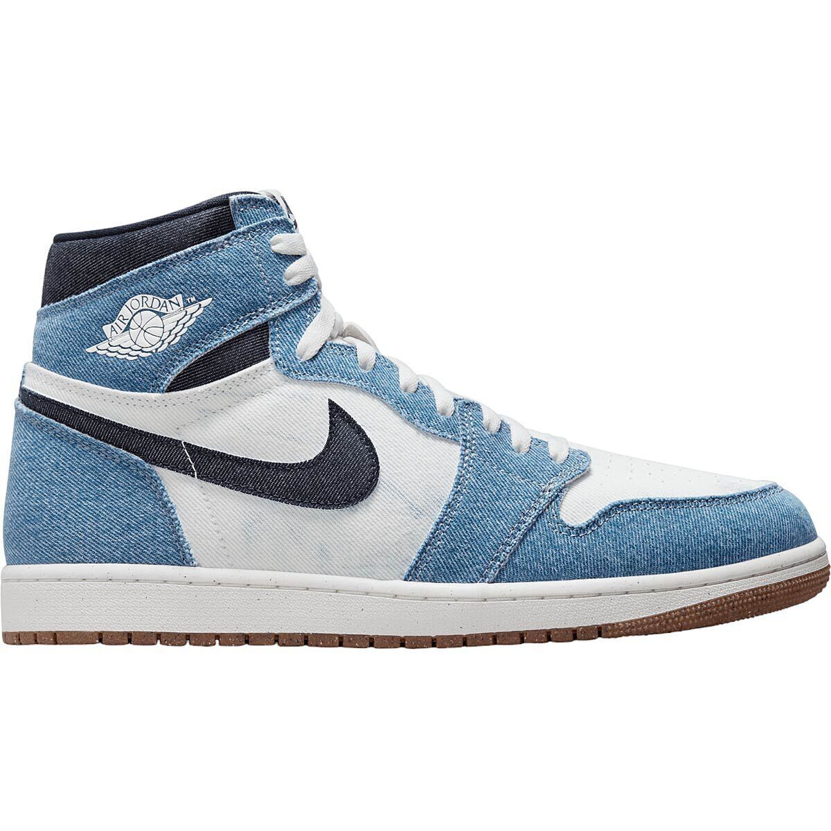 

Кроссовки Air Jordan 1 Retro High OG Denim, цвет Gipfel Weiß/Obsidian/Gipfel Weiß/Braun