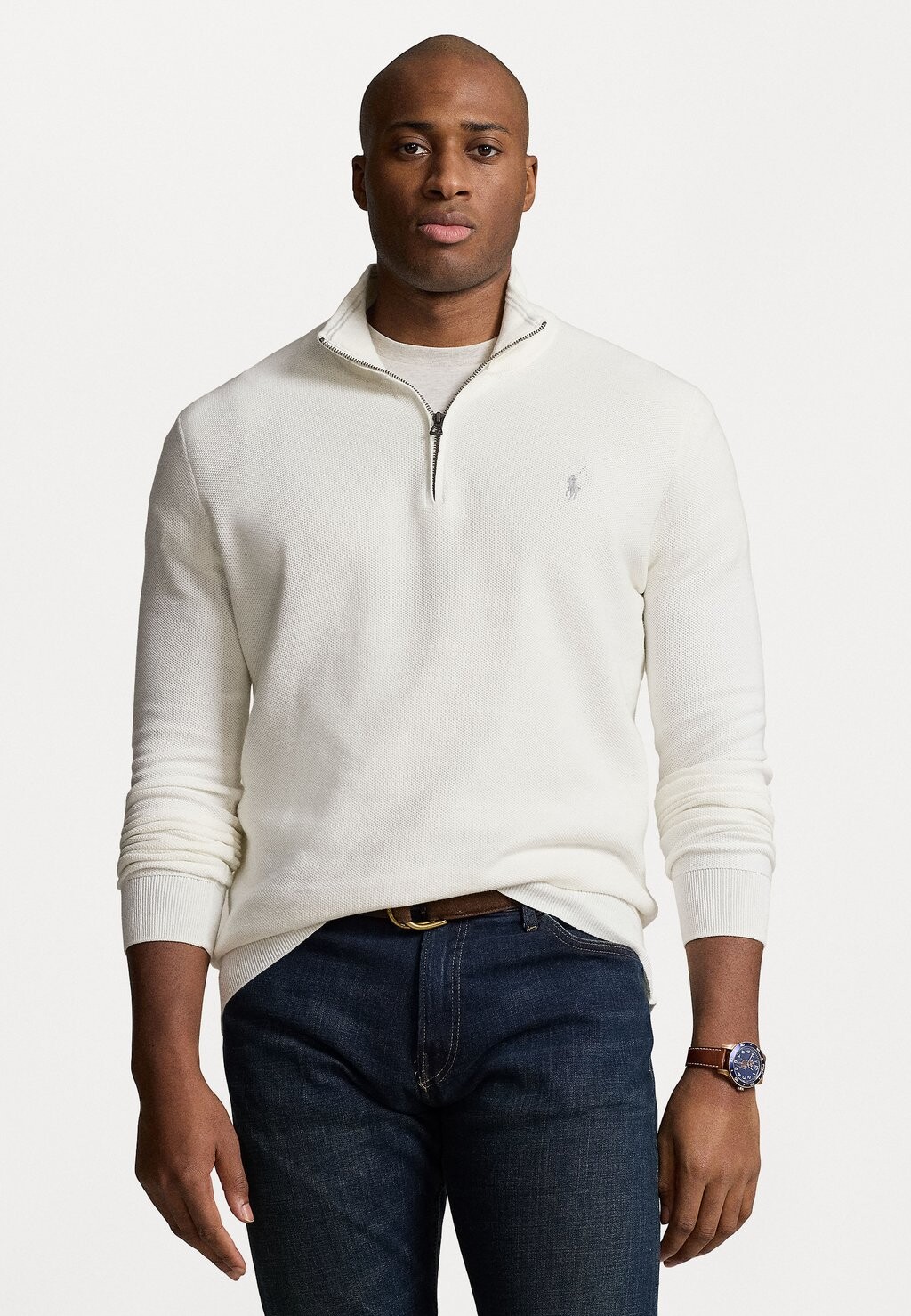 

Свитер Long Sleeve Polo Ralph Lauren, цвет deckwash white
