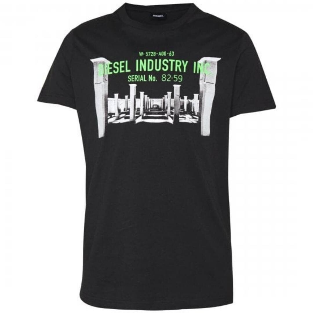 

Черная футболка Industry Inc. Diesel, черный