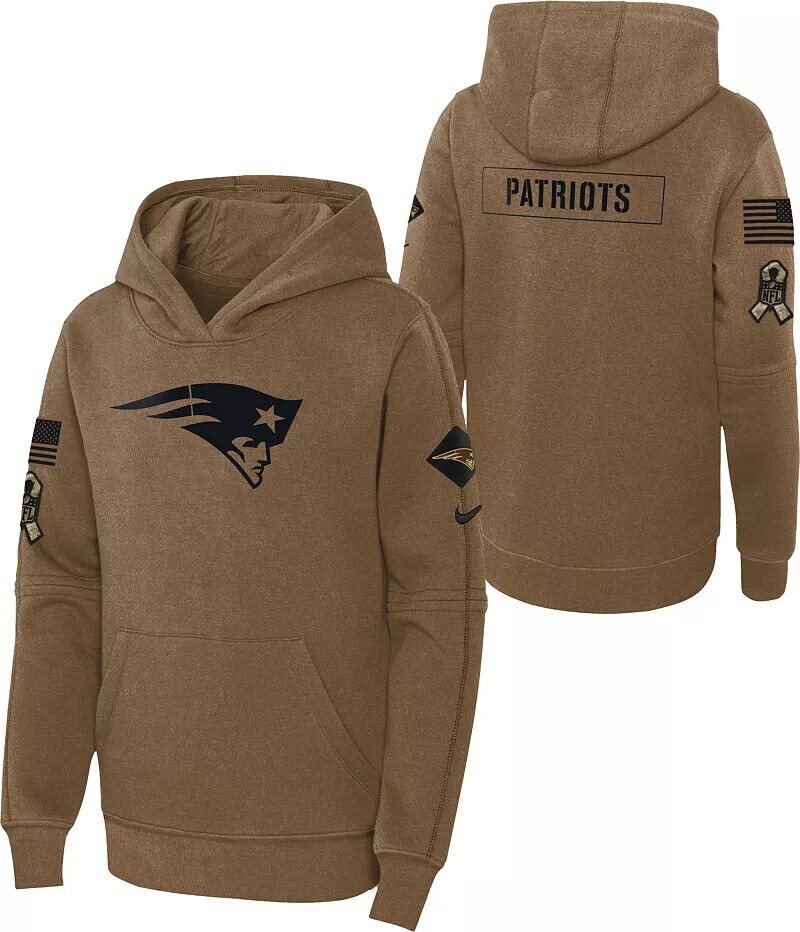 

Коричневая худи Nike Youth New England Patriots 2023 Salute to Service