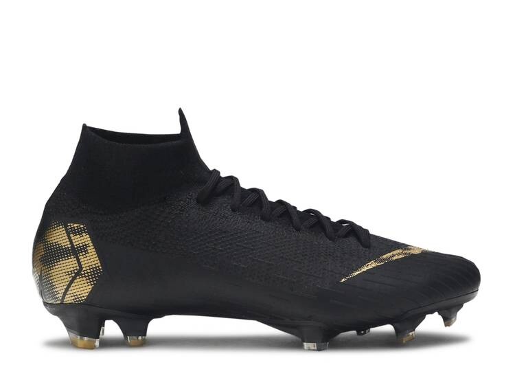 

Кроссовки Nike MERCURIAL SUPERFLY 6 ELITE FG 'BLACK GOLD', черный