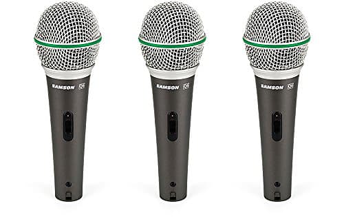 Динамический микрофон Samson Q6 Handheld Supercardioid Dynamic Microphone (3-Pack)