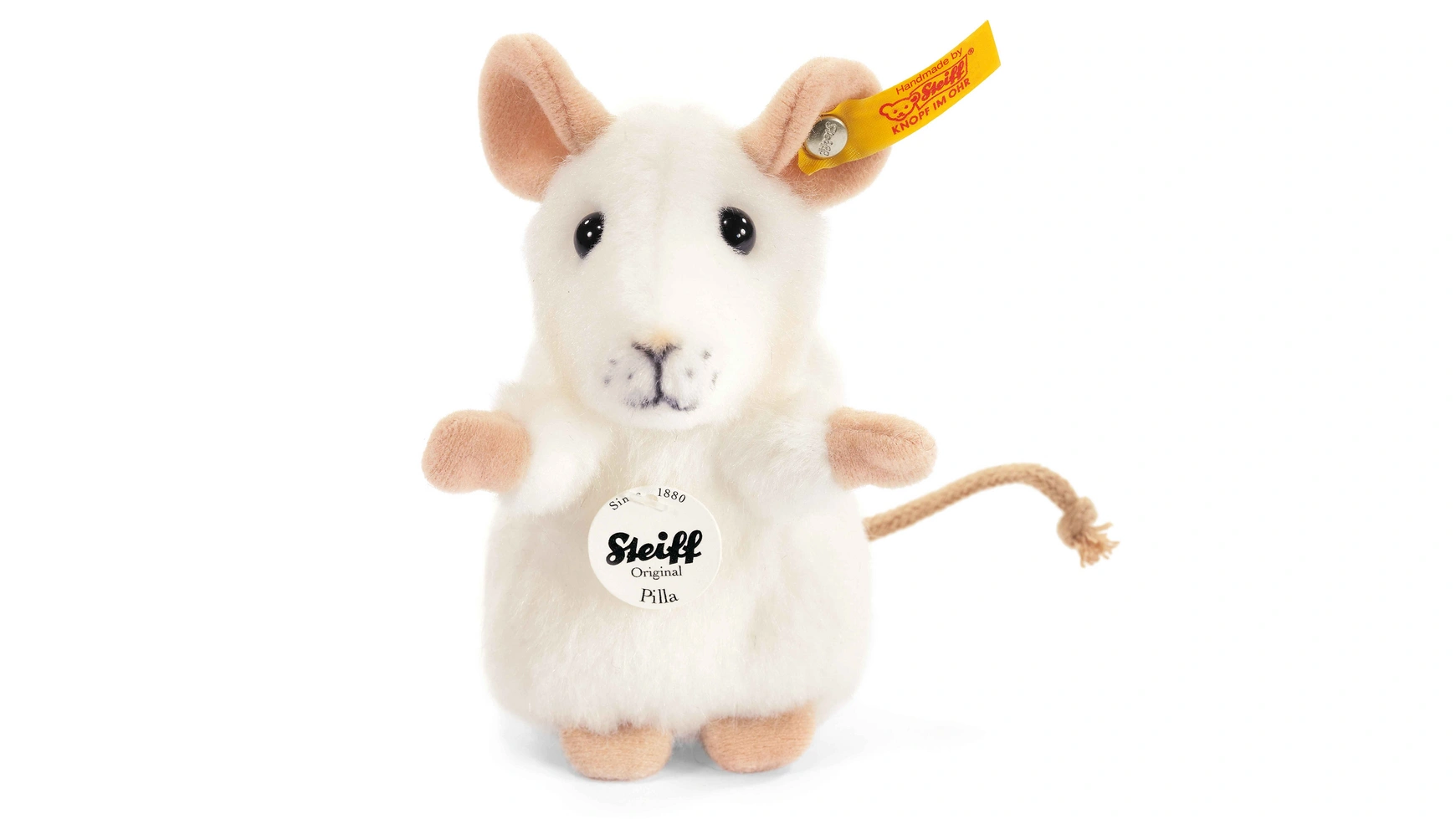 

Steiff Мышь Пилла, белая, 10см