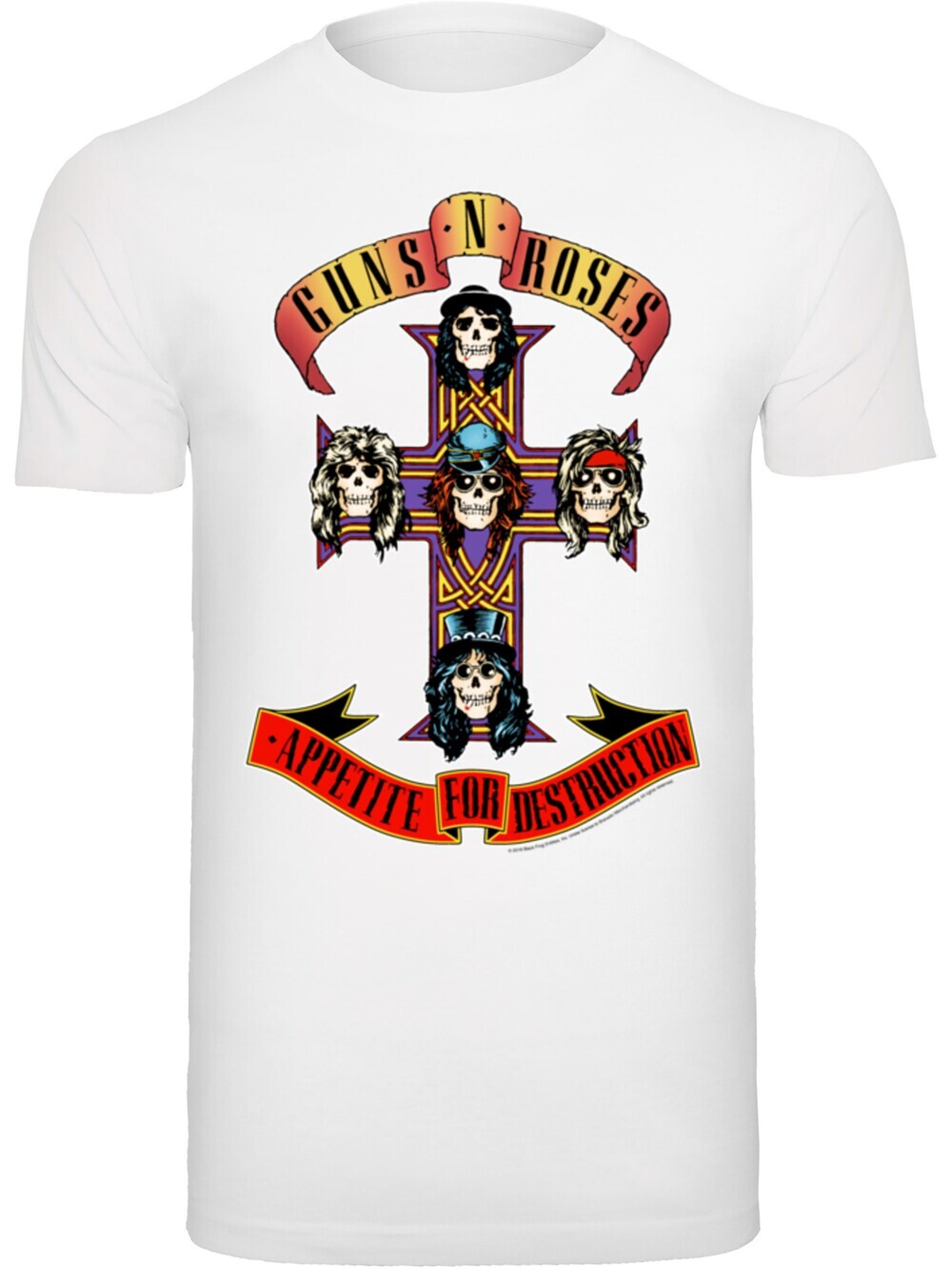 

Футболка F4Nt4Stic Guns n Roses Band Appetite For Destruction, белый