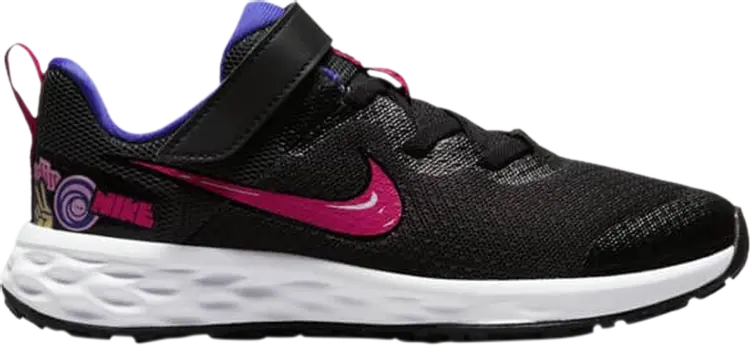 

Кроссовки Nike Revolution 6 SE PS 'Street Art', черный
