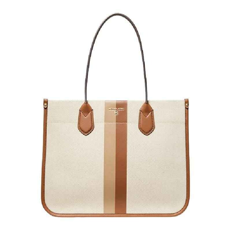 

Сумка Michael Michael Kors Heidi Large Stripe Canvas, коричневый/бежевый