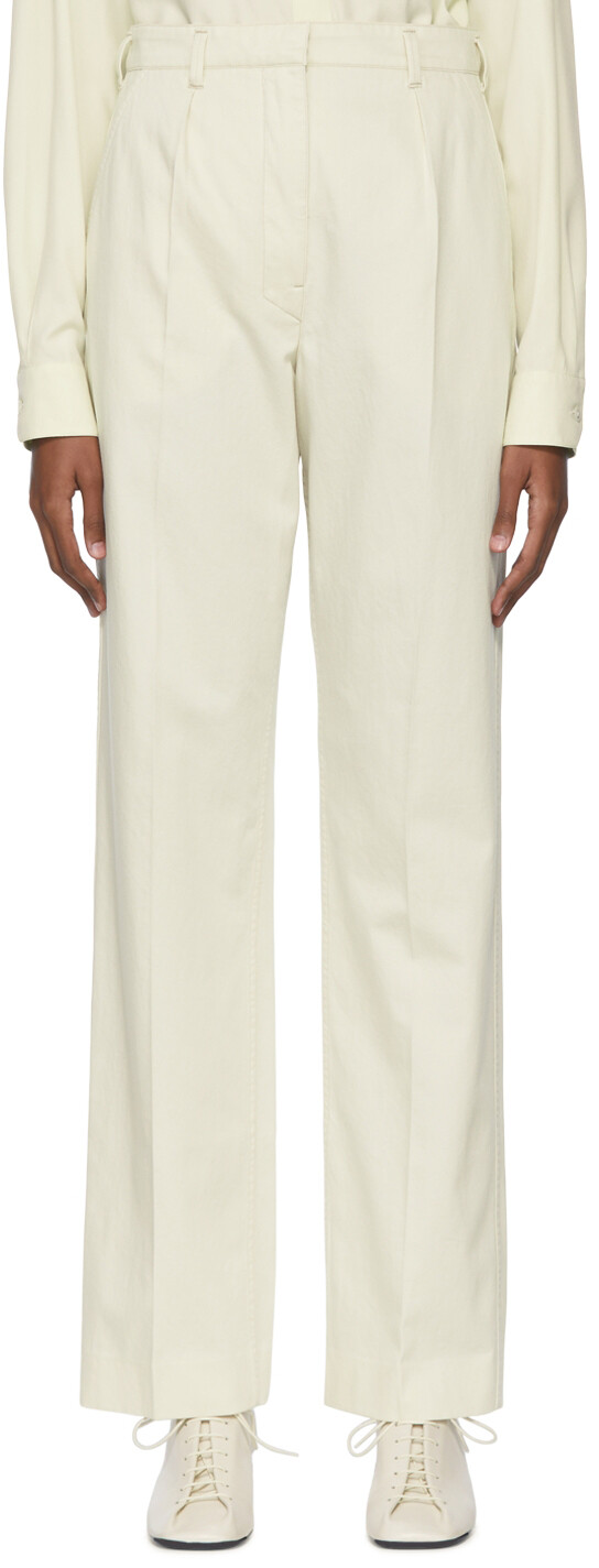 

Хлопковые брюки Off-White LEMAIRE, Серый