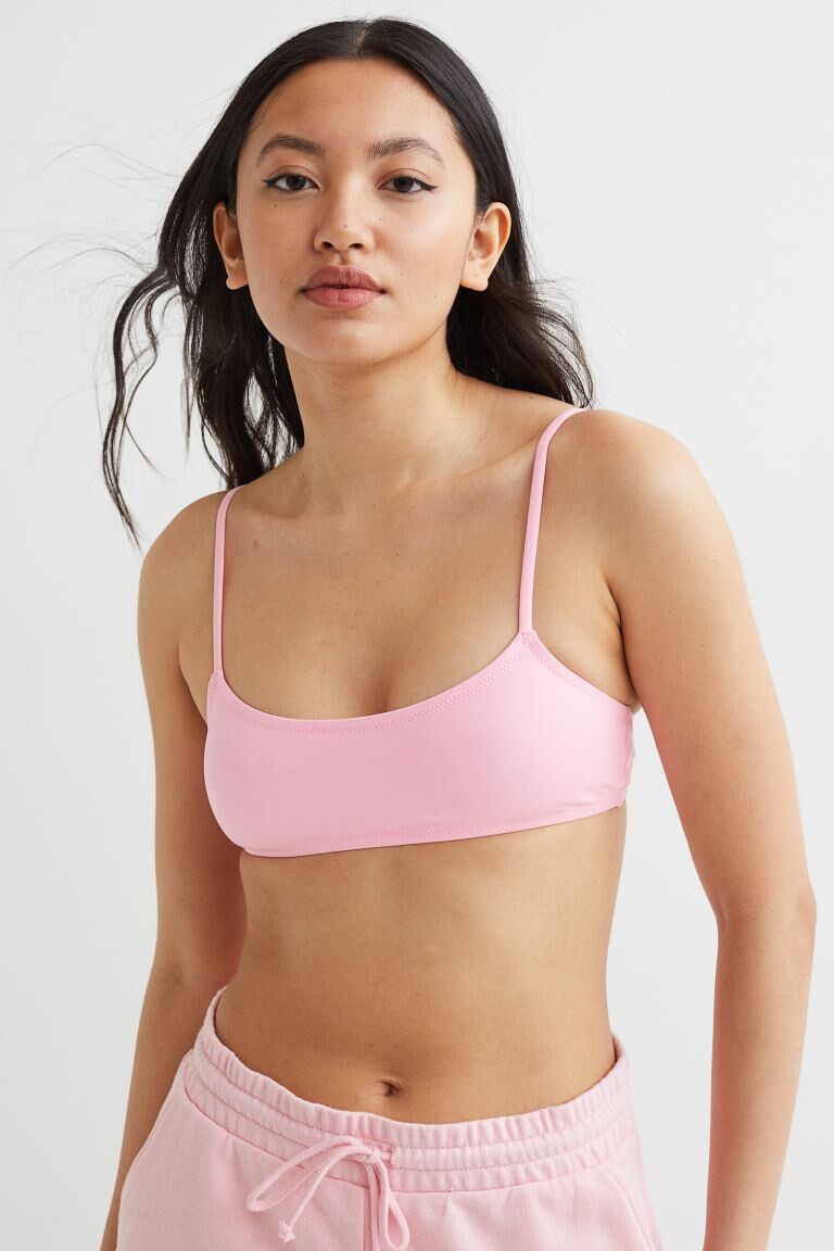 

Бикини топ H&M, светло-розовый