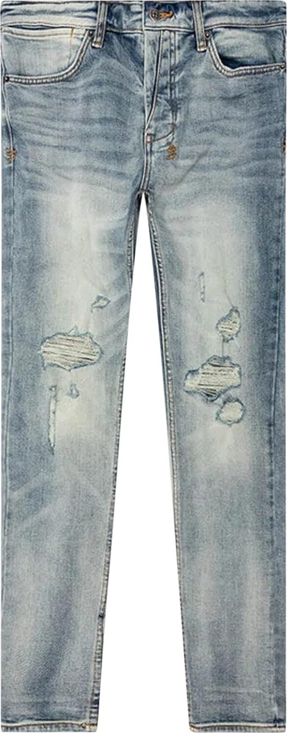 

Джинсы Ksubi Van Winkle Trashed Jeans 'Skyhigh', синий