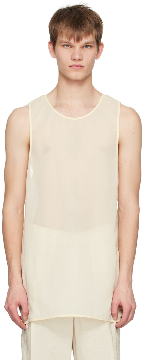 

Полупрозрачная майка Off-White Jil Sander