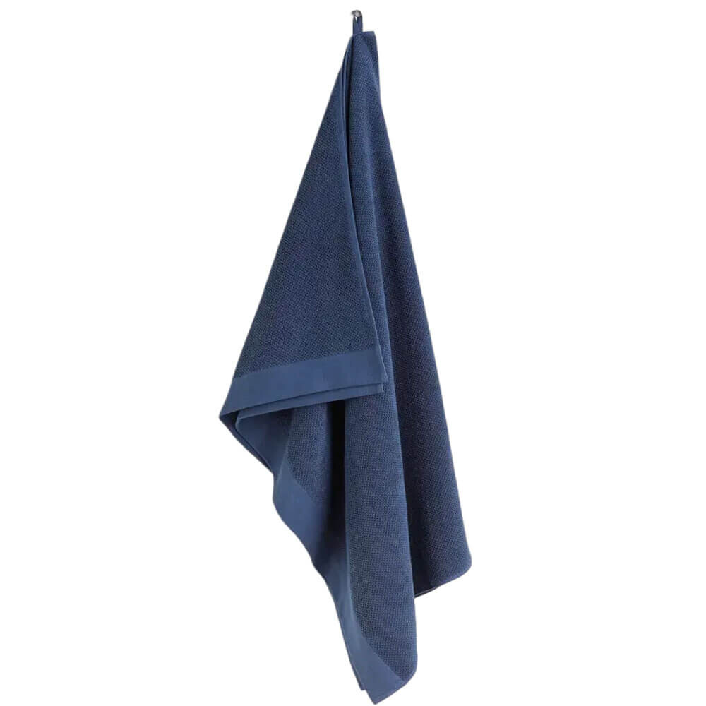 

Банное полотенце H&M Home Cotton Terry, темно-синий
