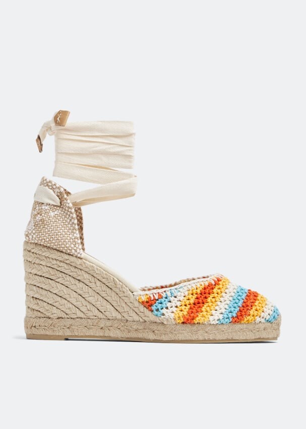 

Эспадрильи CASTAÑER Carina wedge espadrilles, разноцветный