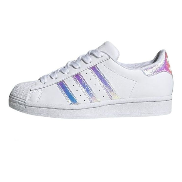 Adidas superstar sales white iridescent