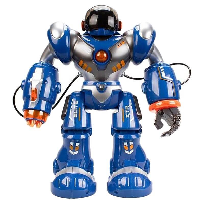 Робот Xtreme Bots Elite Trooper Smart RC робот радиоуправляемый смарт бот ходит свет и звук русский чип цвет красный